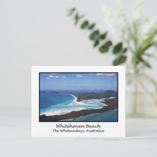 Whitehaven Beach, The Whitsundays, Australien Postkarte (Stehend Vorderseite)