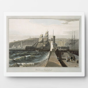 Whitehaven, Cumberland, von "A Voyage Around Grea Fotoplatte