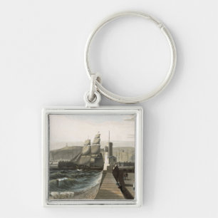 Whitehaven, Cumberland, von 'einer Reise um Grea Schlüsselanhänger