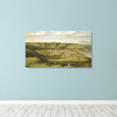 Whitehaven, Cumbria, Showing Flatt Hall, c.1730-35 Leinwanddruck (Insitu (Holzboden))