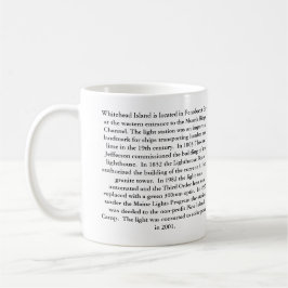 Whitehead Insel-Leuchtturm, Maine-Tasse Kaffeetasse