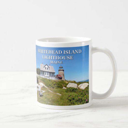 Whitehead Insel-Leuchtturm, Maine-Tasse Kaffeetasse (Rechts)