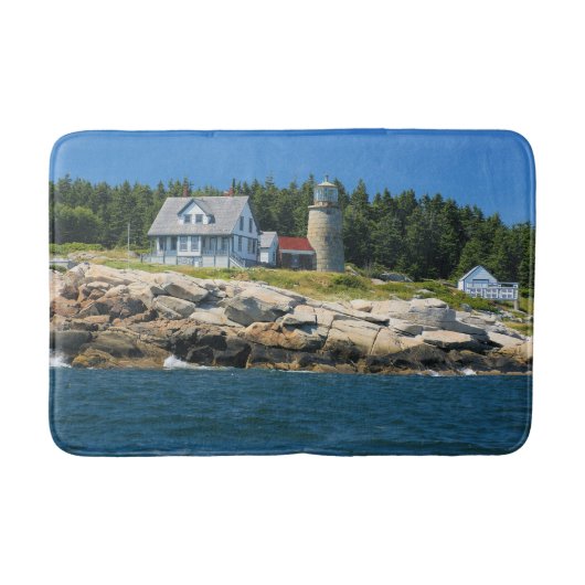 Whitehead Island Lighthouse, Maine Badematte (Vorderseite)