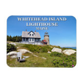 Whitehead Island Lighthouse, Maine Magnet (Horizontal)
