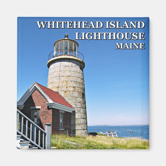 Whitehead Island Lighthouse, Maine Magnet (Vorne)
