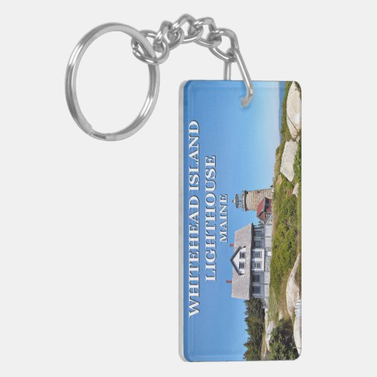 Whitehead Island Lighthouse, Maine Schlüsselanhänger (Vorderseite links)