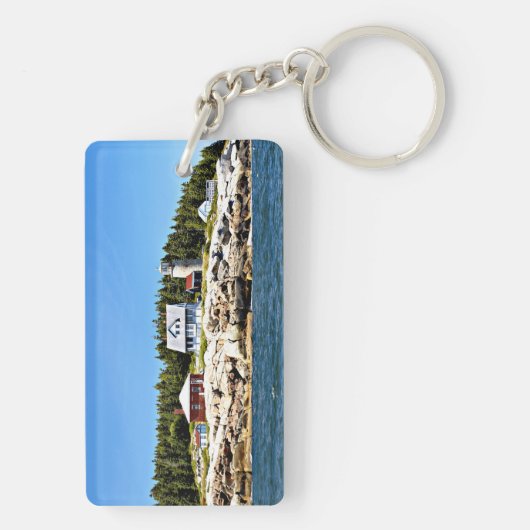 Whitehead Island Lighthouse, Maine Schlüsselanhänger (Rückseite)