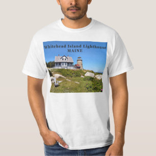 Whitehead Island Lighthouse, Maine T - Shirt
