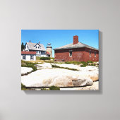 Whitehead Island Lighthouse Maine Wrapped Canvas Leinwanddruck (Vorderseite)