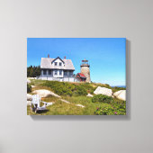 Whitehead Island Lighthouse Maine Wrapped Canvas Leinwanddruck (Vorderseite)