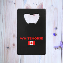 Whitehorse Canada Canadian Flag Dark Color