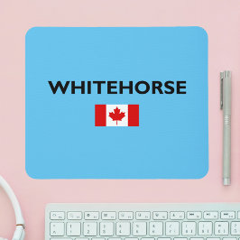 Whitehorse Kanada kanadische Flagge Licht Farbe Mousepad