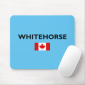 Whitehorse Kanada kanadische Flagge Licht Farbe Mousepad (Mit Mouse)