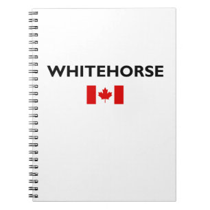 Whitehorse Kanada kanadische Flagge Licht Farbe Notizblock