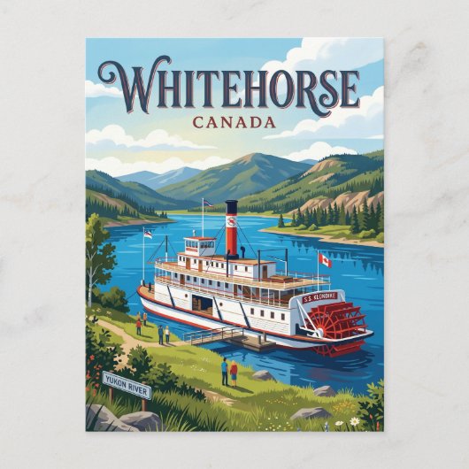 Whitehorse Kanada Postkarte (Vorderseite)