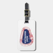 Whitehorse Ledge New Hampshire Climbing Carabiner Gepäckanhänger (Vorderseite vertikal)