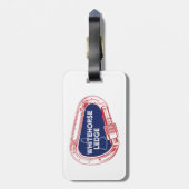 Whitehorse Ledge New Hampshire Climbing Carabiner Gepäckanhänger (Rückseite vertikal)