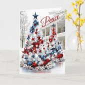 Whitehouse Festive USA Christmas Trees Karte (Gelbe Blume)