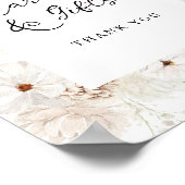 Whitel Floral Cards und Geschenke-Zeichen Poster (Ecke)