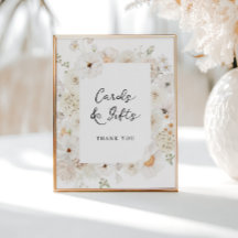 Whitel Floral Cards und Geschenke-Zeichen