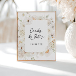 Whitel Floral Cards und Geschenke-Zeichen Poster