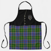 Whitelaw Clan Abzeichen & Tartan Kilt Schürze (Vorderseite)