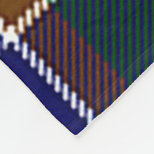 Whitelaw Modern Kariert Fleecedecke (Ecke)