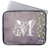 WhitelCountry Lace Monogram 15" Notebook-Gehäuse Laptopschutzhülle (Vorderseite)