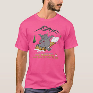 WhiteLight Color Hippolotofus 2023 Reunion Design T-Shirt