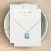 Whitelleder (Bild) Nekklace Display Card Dankeskarte