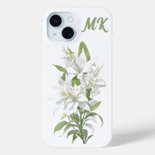 Whitelly Blume Monogram Phone Case