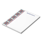 Whitelpool Quilt Blockgrenze Note Pad Notizblock (Rotiert)