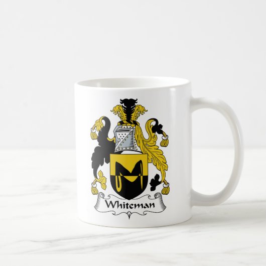 Whiteman Familienwappen Kaffeetasse (Rechts)
