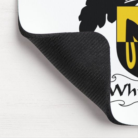 Whiteman Familienwappen Mousepad (Ecke)