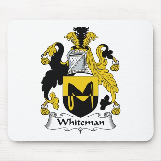 Whiteman Familienwappen Mousepad (Vorne)