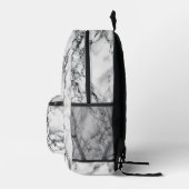 Whitemarble-Design-Rückpack Bedruckter Rucksack (Rechts)