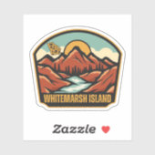 Whitemarsh Island, Georgia Aufkleber (Blatt)