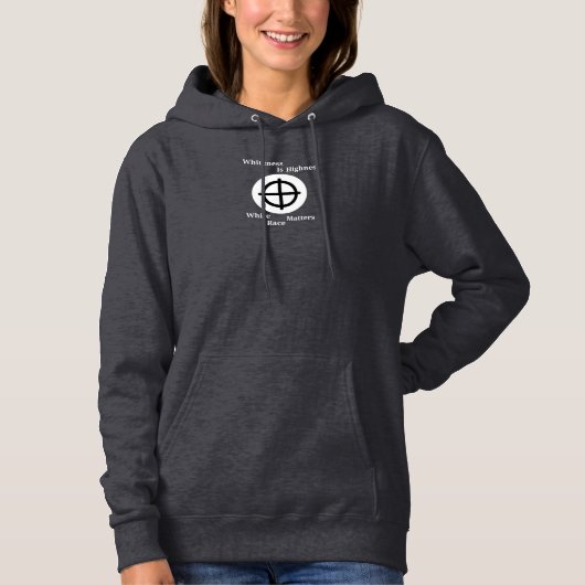 Whiteness Is Highness Hoodie (Vorderseite)