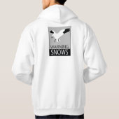 Whiteoutausstatter, die Schnee warnen Hoodie (Rückseite)