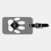 Whitepaper, benutzerdefiniert, grau gepäckanhänger (Vorderseite horizontal)