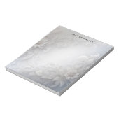 Whitepaper: Blüh von Whitepaper Notizblock (Rotiert)