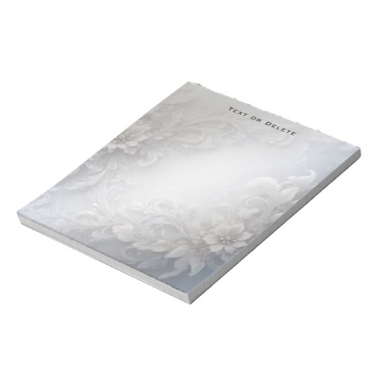 Whitepaper: Blüh von Whitepaper Notizblock (Rotiert)