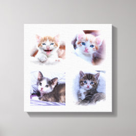 Whitepaper FotoCollage Wrapped Canvas Leinwanddruck