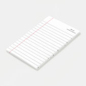 Whitepaper für das elegante Whitelline-SchulNotebo Post-it Klebezettel (angewinkelt)