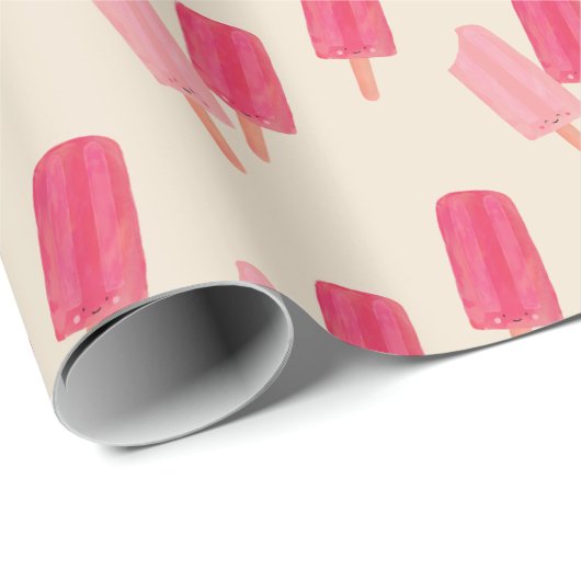 Whitepaper für niedliche Population Geschenkpapier (Rolleneckpunkt)