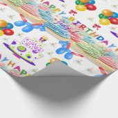 Whitepaper Geburtstag, 1. Geschenkpapier (Ecke)