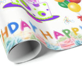 Whitepaper Geburtstag, 1. Geschenkpapier (Rolleneckpunkt)