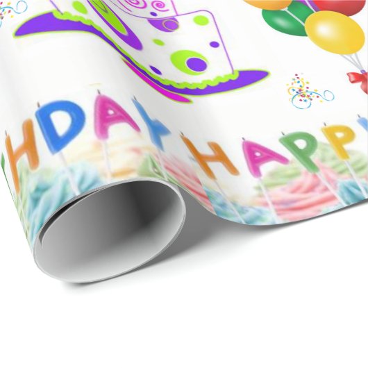 Whitepaper Geburtstag, 1. Geschenkpapier (Rolleneckpunkt)