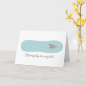 Whitepaper Hallo Gruß Karte (Gelbe Blume)