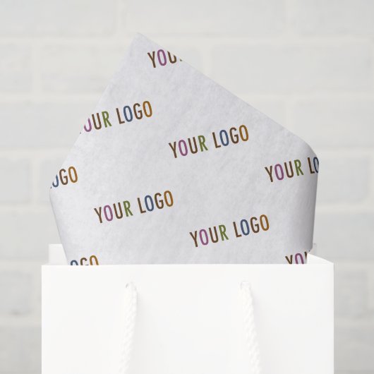 Whitepaper mit Firmenlogo Eigenwerbung Seidenpapier (Geschenktüte)
